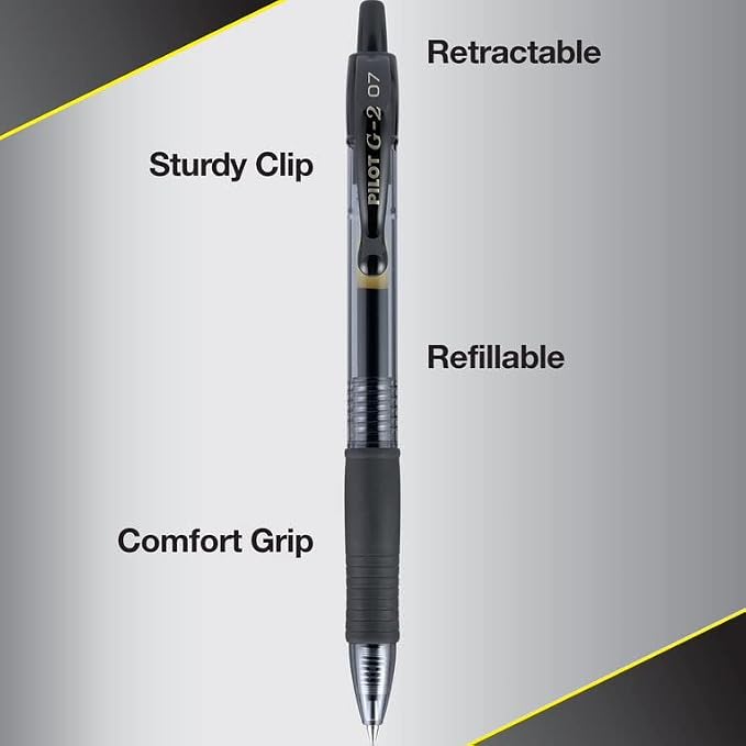 PILOT Pen G2 Assorted Premium Gel Ink Pens, 0.7mm, 20 Count Pens
