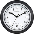 La Crosse Technology WT-3102B 10-Inch WWVB Self-set Analog Wall Clock and automatic DST reset,Black/silver