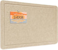 Felt Bulletin Board 24x18 inches, Decorative Pin Board for Home & Office