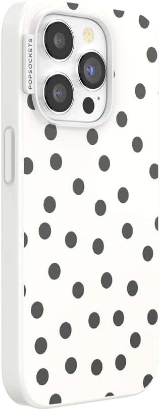 PopSockets iPhone 14 Phone Case with MagSafe- Spotlight Dots | Magnetic, Wireless Charging, Camera & Drop Protection, Phone, Women, Electronic Accessories, For iPad/Kindle/iPhone/Android
