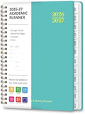 Planner 2026-2027, Weekly and Monthly Academic Planner, July 2026 - June 2027, Hardcover Calendar Agenda Book for School Year Planning, School Supplies for Teacher and Student, A5(6.3'' x 8.5'')