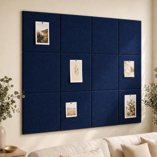 Felt Bulletin Board Tiles, Cork Board Alternative, 48 x 36 in