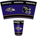 FANMATS 34615 NFL - Baltimore Ravens Wastebasket | Purple | 15"x10.5"x10.5" | Primary Logo, Helmet, & Wordmark