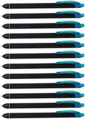 Pentel EnerGel Kuro Liquid Gel Pen, (0.7mm) Medium line, Turquoise Ink, 12 Pack (BL437R1-S3)