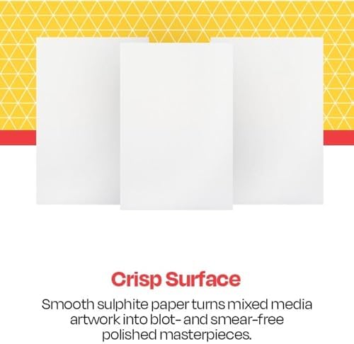 School Smart Folding Bristol Board, 12 x 18 Inches, White, Pack of 100