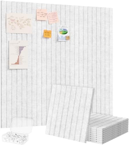 Lifewit Large Felt Bulletin Board with Self-Adhesive 36" x 36"- 9 Pack