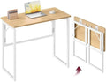 VASAGLE Folding Desk, Small Computer Desk, Foldable Table 31.5 Inch