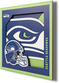 YouTheFan NFL Seattle Seahawks 3D Logo Series Wall Art