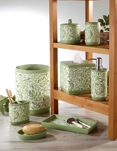 Avanti Linens Accessories Bathroom Essentials, Vanity Tray, Green