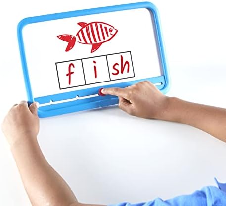 hand2mind Elkonin Boxes Magnetic Dry Erase Boards Set, Set of 8