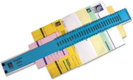 C-Line General Plastic Document Sorter, Letter Size, 32 Divisions, 3 x 23.5 Inches, Blue (30532)