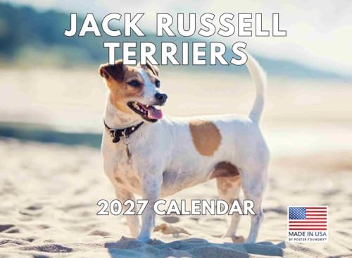 Jack Russell Terrier Smooth Coat Calendar 2027 Monthly Wall Calender 12 Month