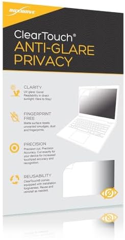 BoxWave Screen Protector Compatible with DEEBYCOO LCD Writing Tablet (9.5 in) - ClearTouch Anti-Glare Privacy (2-Pack), Privacy Screen Protector Flexible Film Anti-Glare