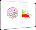XBoard Magnetic Whiteboard 60 x 36 Inches Wall Mounted
