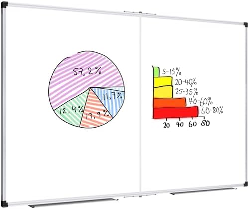 XBoard Magnetic Whiteboard 60 x 36 Inches Wall Mounted