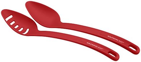Rachael Ray 46408 Nylon Nonstick Set, Red, 6-Piece, Tools and Gadgets, One Size