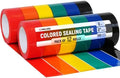 2" x 110 Yards Multi-Color Packing Tape, 12 Rolls Pack (2 x 6 Colors)