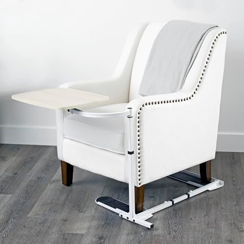 Stander Wonder Tray, Adjustable Swivel Table, Large Laptop Stand, Couch Desk, Side Tables & Gaming Bench, TV-Trays for Eating on Couches, Chairs, Recliners, Maple