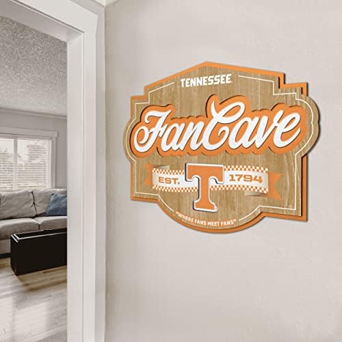 YouTheFan NCAA Officially-licensed FanCave 3D wall art - ready-to-hang, 3D multi-layered construction - floating wall mount design - Perfect fan gift