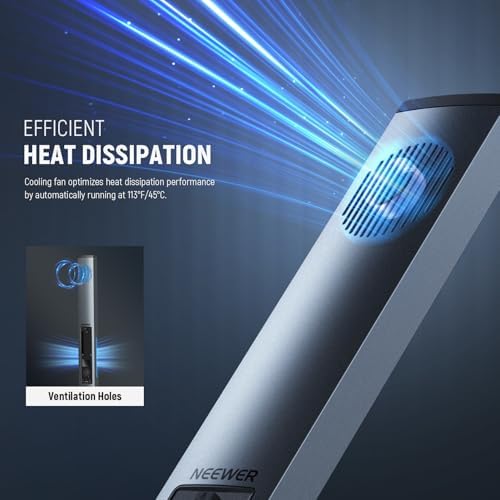 NEEWER Handheld 2.4G LED Video Light Stick Kit, Upgraded 40W Dimmable 3200K-5600K CRI97 with Stands/Filters/Carry Bag for Gaming Photography YouTube TikTok Video Recording, BH20B Ultra