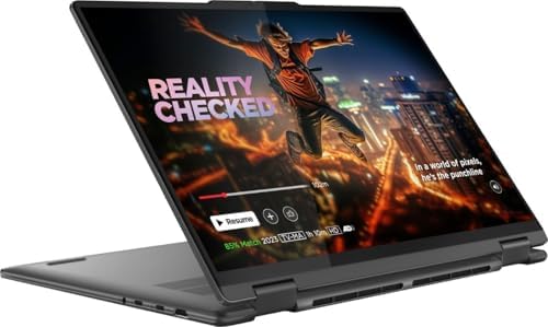 Lenovo Yoga 7 16 2-in-1 AI PC Laptop 16" WUXGA IPS Touch Glossy Intel 12-core Ultra 7 155U 16GB DDR5 1TB SSD Backlit Fingerprint Thunderbolt FHD IR Privacy Camera Win11Pro w/ICP Accessory
