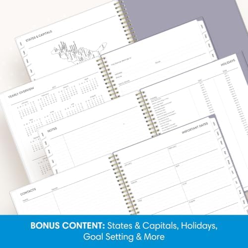 Blue Sky 2027 Weekly & Monthly Planner Calendar, 8.5"x11", Tula