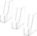 YBM HOME Vertical File Bins Organizer Open Front Design for Easy Access to Files, Documents, and Magazines, Ideal for Home Office, Work Desktops, or School, Medium, 1263-3