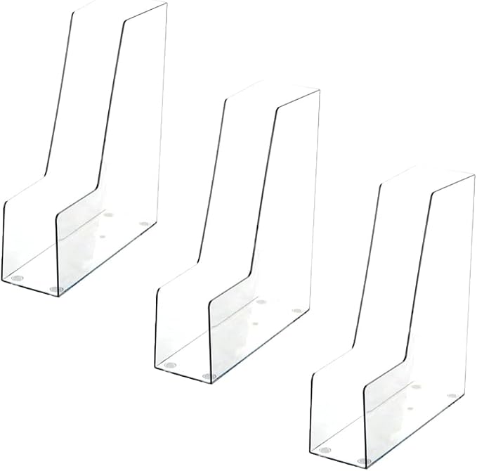 YBM HOME Vertical File Bins Organizer Open Front Design for Easy Access to Files, Documents, and Magazines, Ideal for Home Office, Work Desktops, or School, Medium, 1263-3