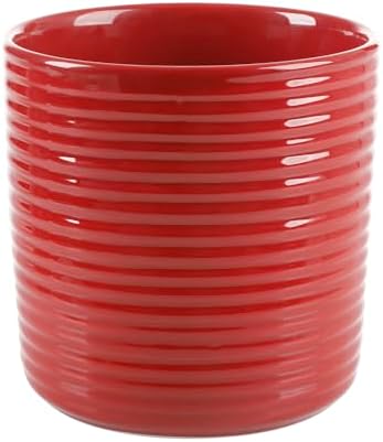 Martha Stewart 10 Piece Tools and Gadget Set W/Ceramic Crock - Red