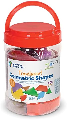 Learning Resources Translucent Geometric Shapes