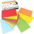 Attractivia Dry Erase Magnetic Labels 3.7 x 2.8 in, Solid Colors, Medium Dry Erase Magnets, 20-Pack, Colored Erasable Write-On All-Purpose Labels, for Office, Education, Home, Whiteboard