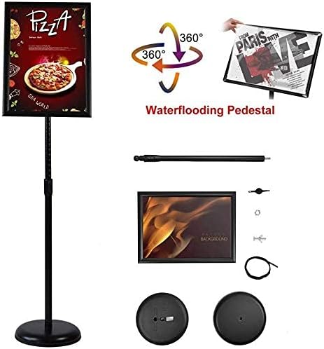 GUOHONG 2Pack Sign Stand 11x17 Inch, Adjustable Floor Standing Sign Holder