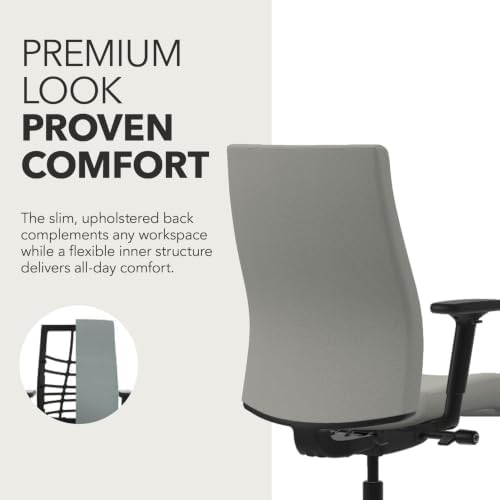 HON Ignition 2.0 Ergonomic Office Chair, Lumbar Support, Desk Chair, Fog