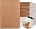 50 Pack A5 Lined Kraft Notebook Journals 8.3x5.5 In，Travel Journals Notebooks Bulk，Subject Notebooks 34 Sheets 68 Pages for Writing School Office Supplies (Lined-50 Pack)
