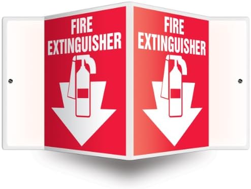 AccuformNMC Fire Extinguisher 3D Projection Sign