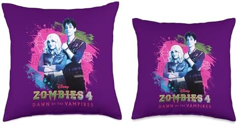 Disney Zombies 4: Dawn of The Vampires Movie Zed & Addison Throw Pillow