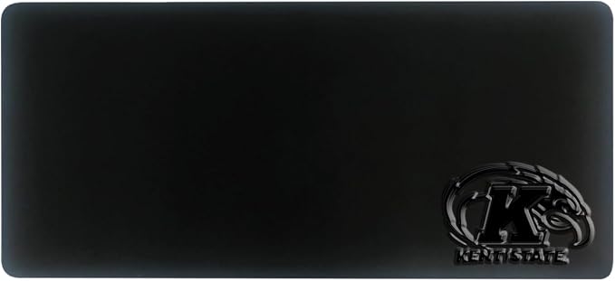 Kent State University Alumni Desk Mat, Durable Office Supplies, Non-Slip Base, Responsive Desk Pad with Smooth Surface, Black