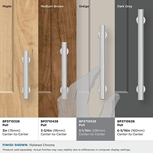 Amerock 5-1/16" Everett Polished Chrome Drawer Pull