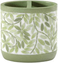 Avanti Linens - Toothbrush Holder, 100% Hand-Painted Resin Bathroom Accessories, Botanical Home Decor (Stratford)