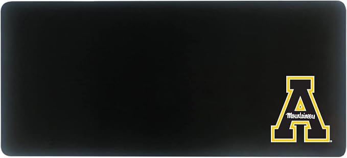 Appalachian State University Classic Cloth Desk Mat, Durable Office Supplies, Non-Slip Base, Responsive Desk Pad with Smooth Cloth Surface, Black
