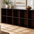 Storage Organizer, Pine Wood Bookshelf, Cube Shelf, Open Display Bookcase