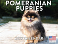 Pomeranian Puppy Calendar 2027 Monthly Wall Calender 12 Month