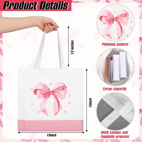 Pink Bow Gift Set, 16 Pcs, Coquette Stuff for Women