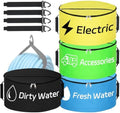 Nilight 4 Pack RV Hose Storage Bag, Waterproof Utility Organizer