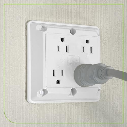 Leviton 15 Amp, 125 Volt, Industrial Series Extra Heavy Duty Grade, 4-In-1 Receptacle, Straight Blade, Grounding, 1254-W, White