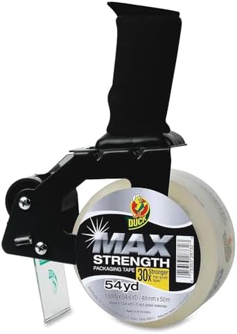 DUC284984 - MAX Packaging Tape with Pistol Grip Dispenser