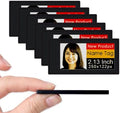 [Santek] EZ Sign NFC E-Paper Display – No Battery, Ultra-Thin 0.13”, Rewritable 4-Color Digital Display, App-Controlled (iOS/Android/PC), IP65 (Black, 2.13" 6pcs, No Stand and Clip Included)
