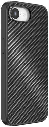 PopSockets iPhone 16/17E Phone Case with MagSafe- Carbon Lattice | Magnetic, Wireless Charging, Camera & Drop Protection, Black, Electronic Accessories, For iPad/Kindle/iPhone/Android