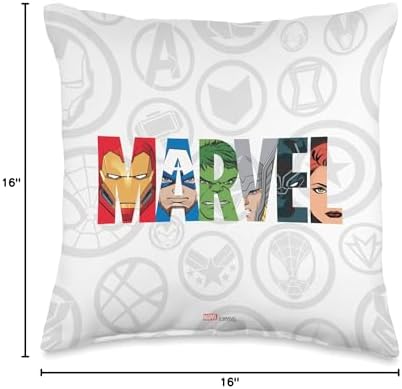 Marvel Avengers Super Heroes Comic Book Throw Pillow