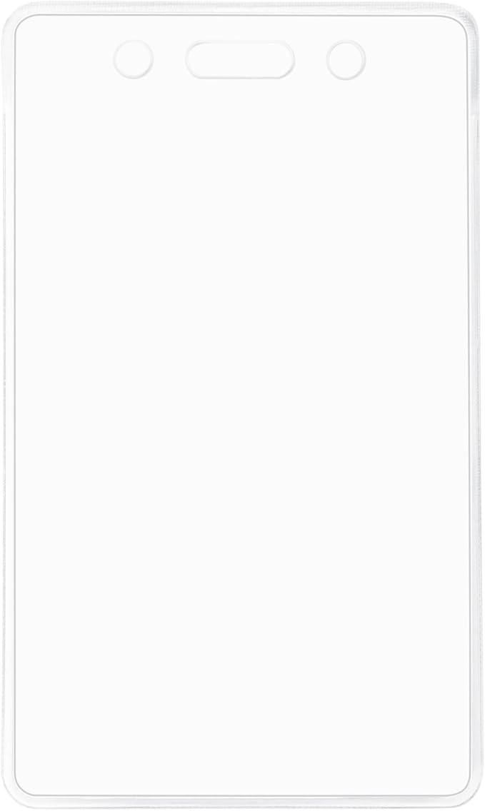 Amazon Basics Vertical Clear Plastic ID Badge Holders, 2.55" x 4.41", Pack of 1600